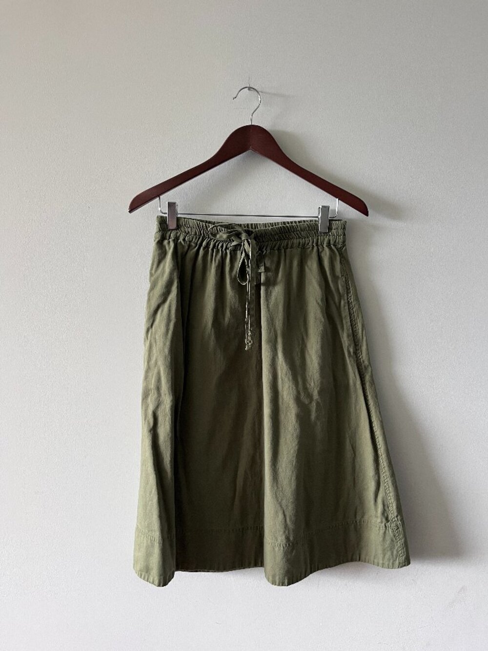 Madewell Midi Skirt - Green - S